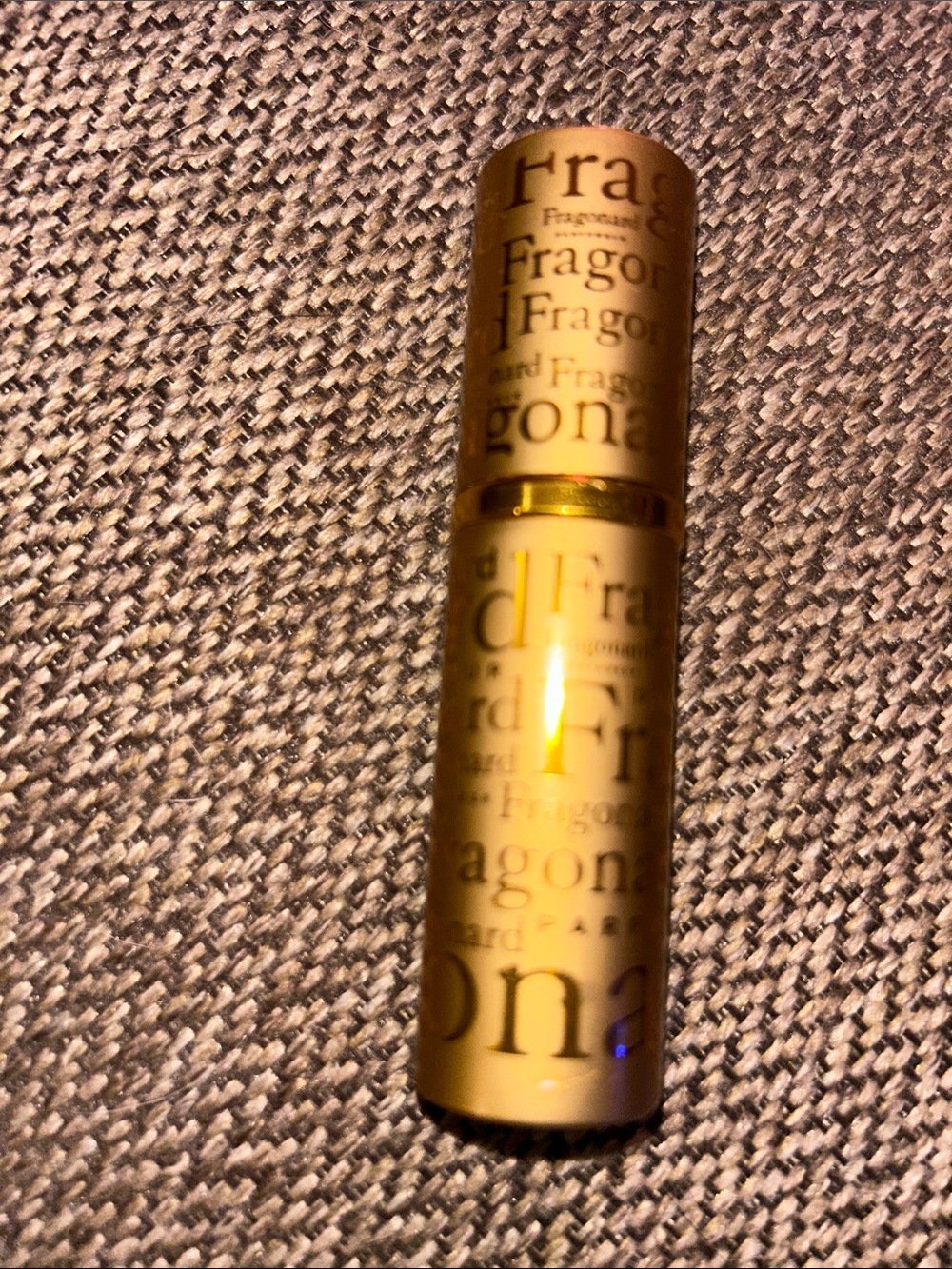 Gold Travel Atomizer - Refillable Perfume Spray